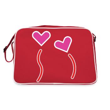 Sweet Couple 00 - Retro Bag - red/white - Back