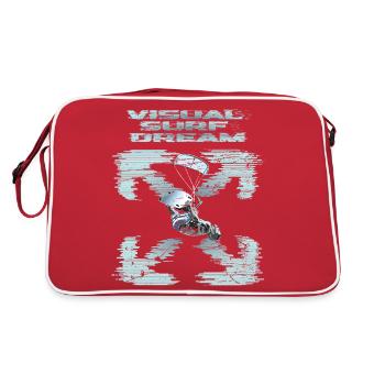 Visual Kitesurfing Dream - Retro Bag - red/white - Back
