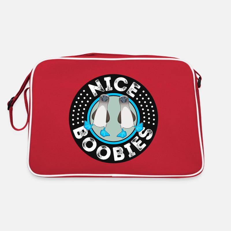 Mignon Funny Booby Bird design lgbtq Sac Retro