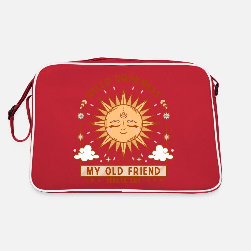 Hello Darkness My Old Friend Solar Eclipse Sac Retro