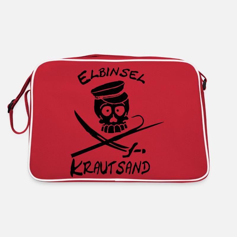 Elbinsel-Krautsand Retro Tasche