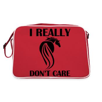 horse - Retro Bag - red/white - Back