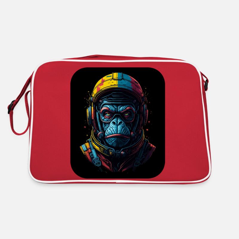 Space Monkey | Combinaison spatiale APE | Voyage spatial de singe Sac Retro