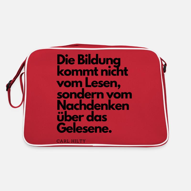 Bildung Retro Tasche