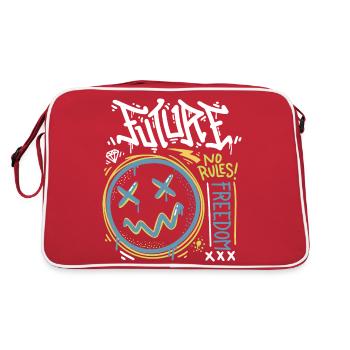 Futur Pas de règles - Sac Retro - rouge/blanc - Dos