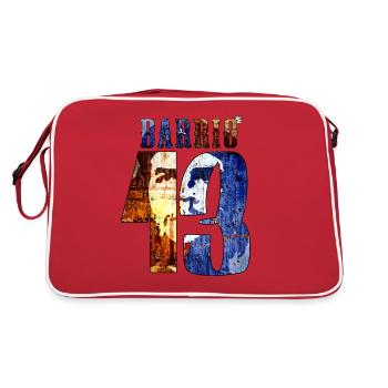 Barrio 13 au Sud Marseille #1 - Sac Retro - rouge/blanc - Dos