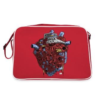 Heart Shipwreck - Retro Bag - red/white - Back