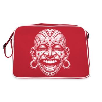 Mask - Retro Bag - red/white - Back