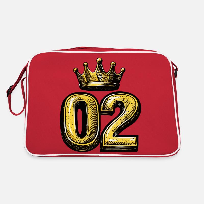 2 Number Crown Retro Bag