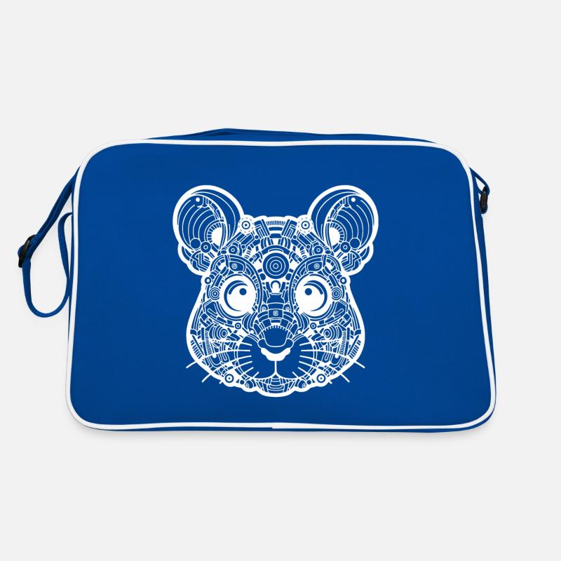Biomechanical Mouse - White Design Retro Bag
