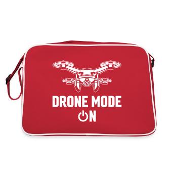 Mode drone activé - Sac Retro - rouge/blanc - Dos