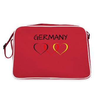Championnats d’Europe d’Allemagne - Sac Retro - rouge/blanc - Dos