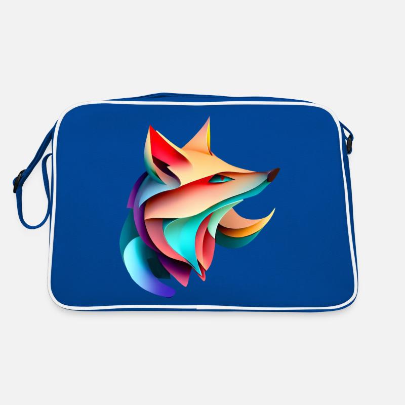 fuchs design elegant streifen harmonie Retro Tasche