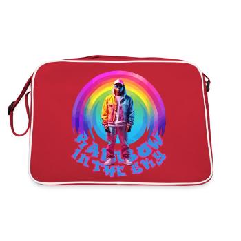 Arc-en-ciel - Sac Retro - rouge/blanc - Dos