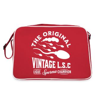 LIGUE SPERMA CHAMPION The Original B - Sac Retro - rouge/blanc - Dos