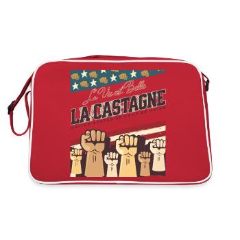 La castagne United states of coup de poing - Sac Retro - rouge/blanc - Dos