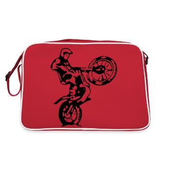 pilote d'essai - Sac Retro - rouge/blanc - Dos