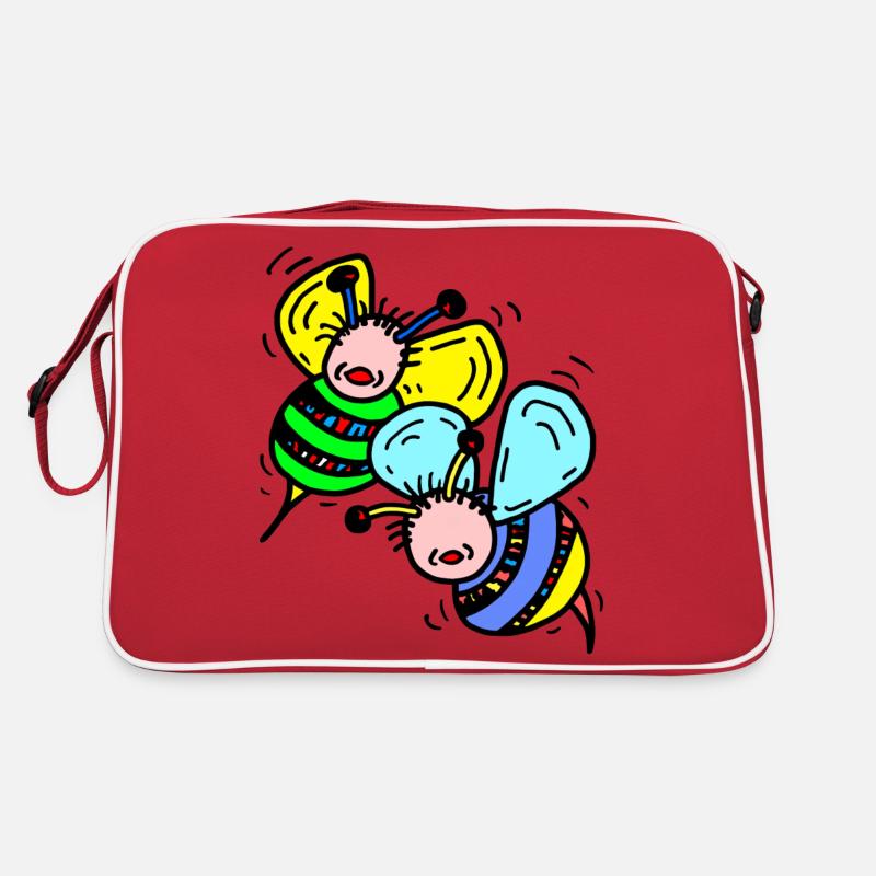 Bienen Retro Tasche