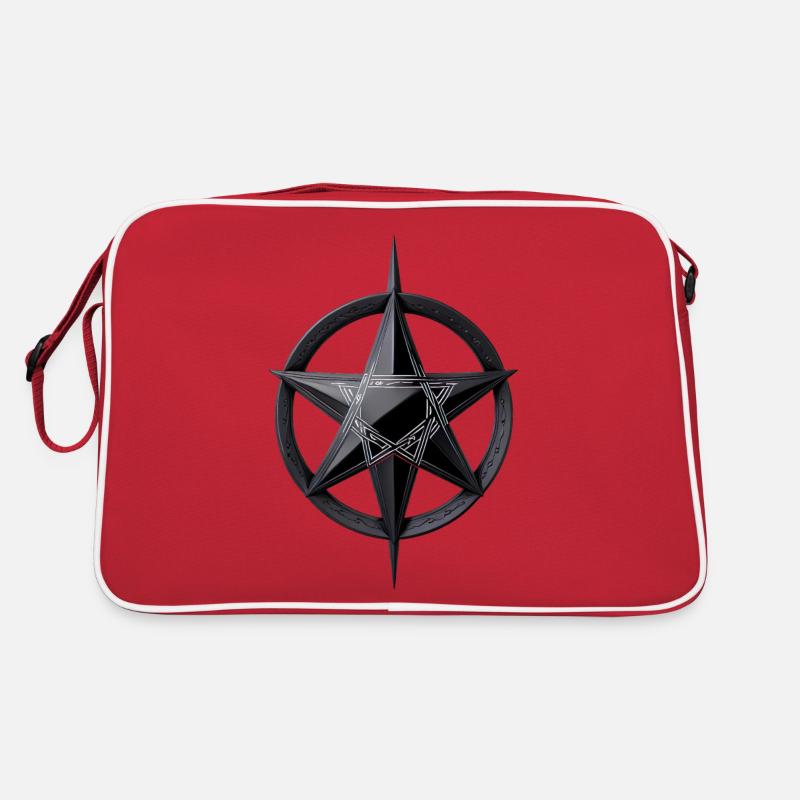 Pentagram Black Black Magic Summoning Retro Bag