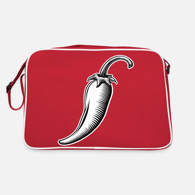 Piment - Sac Retro - rouge/blanc