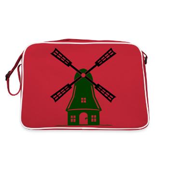 windmill - Retro Bag - red/white - Back