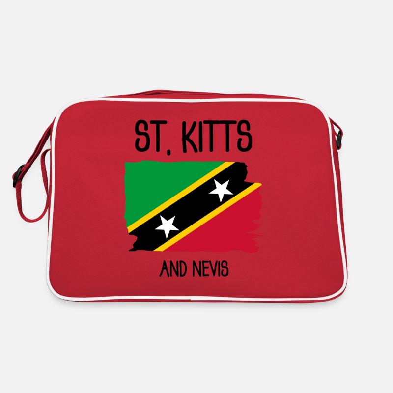 Saint-Kitts-et-Nevis - Caraïbes - Antilles Sac Retro