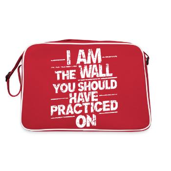 Perfect statement for hockey goalies - Retro Bag - red/white - Back