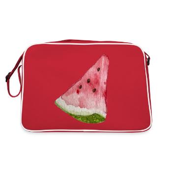 Tranche de pastèque - Sac Retro - rouge/blanc - Dos