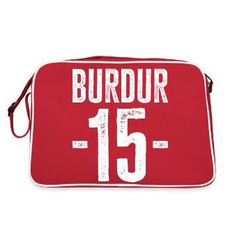 Burdur 15 – Fierté de la culture et de l’histoire - Sac Retro - rouge/blanc - Dos