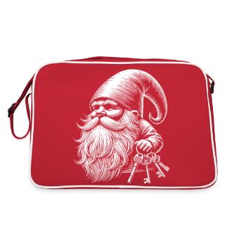 Bunch of keys - Retro Bag - red/white - Back