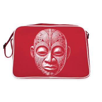 Mask - Retro Bag - red/white - Back