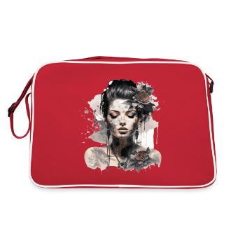 Tattoo Artist 1 - Retro Bag - red/white - Back