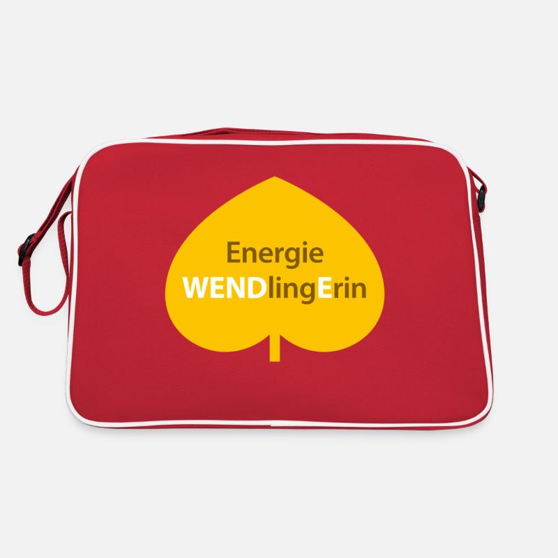 Energie WENDlingErin - Retro Tasche - Rot/Weiß