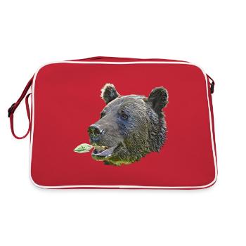 PEDRO Head Leaf Color - Retro Bag - red/white - Back