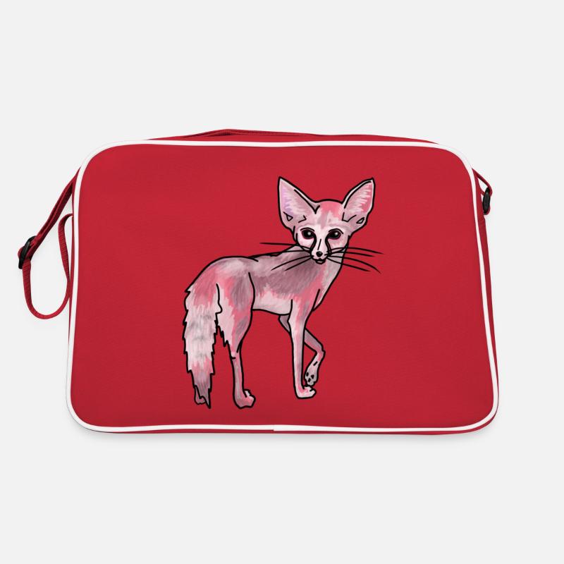 Fennec de renard rose du désert Sac Retro