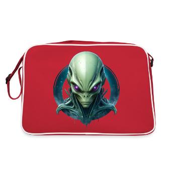 Portail des étrangers - Sac Retro - rouge/blanc - Dos