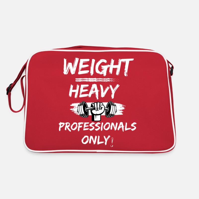 Bodybuilding - Retro Bag - red/white