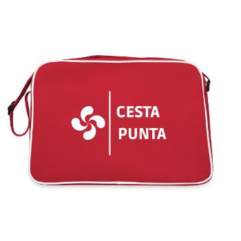 CROIX BASQUE CESTA PUNTA - Jeu de Pelote Basque - Sac Retro - rouge/blanc - Dos