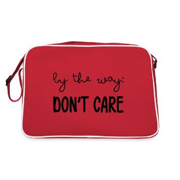 AU FAIT, JE M’EN FICHE - Sac Retro - rouge/blanc - Dos