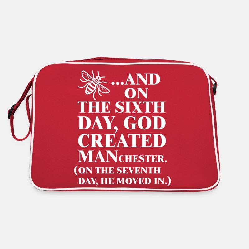 GOD CREATED MANCHESTER Retro Bag