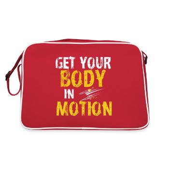 get your body - Sac Retro - rouge/blanc - Dos