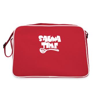 Sauna - Retro Bag - red/white - Back