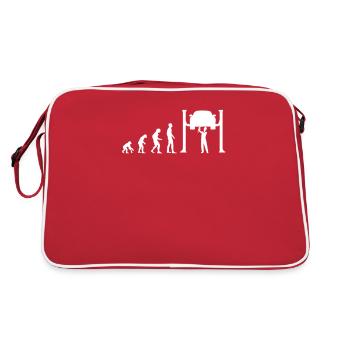 mécanicien - Sac Retro - rouge/blanc - Dos