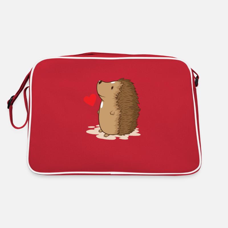 hérisson amoureux Sac Retro