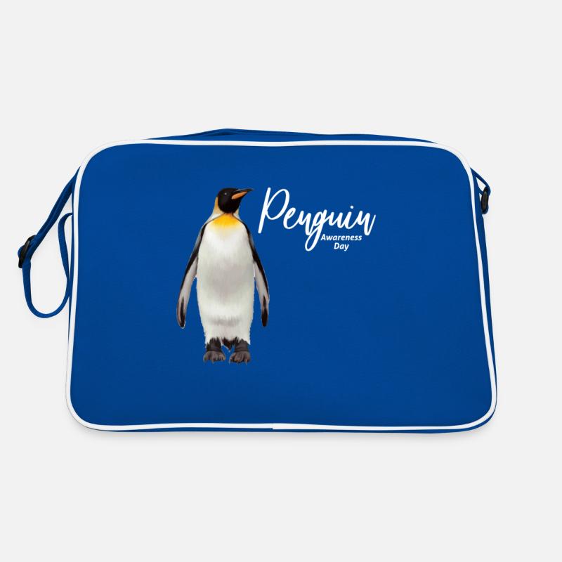 Cadeau drôle de pingouin de jour de sensibilisation au pingouin Sac Retro