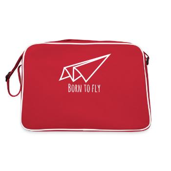 Avion Pilote Rétro Air Force Air Air - Sac Retro - rouge/blanc - Dos