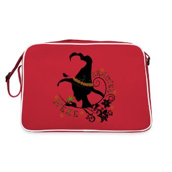 herbes sorcières nature herbes plantes sauvages bio - Sac Retro - rouge/blanc - Dos