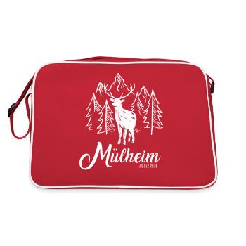 mülheim an der ruhr - Retro Bag - red/white - Back
