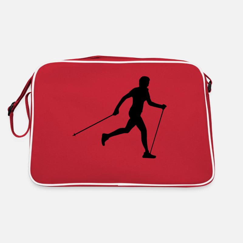 Walker Nordic Walking Wanderer Wandern Walkerin Si Retro Tasche