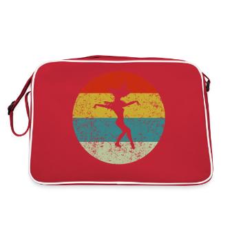 samba - Retro Bag - red/white - Back
